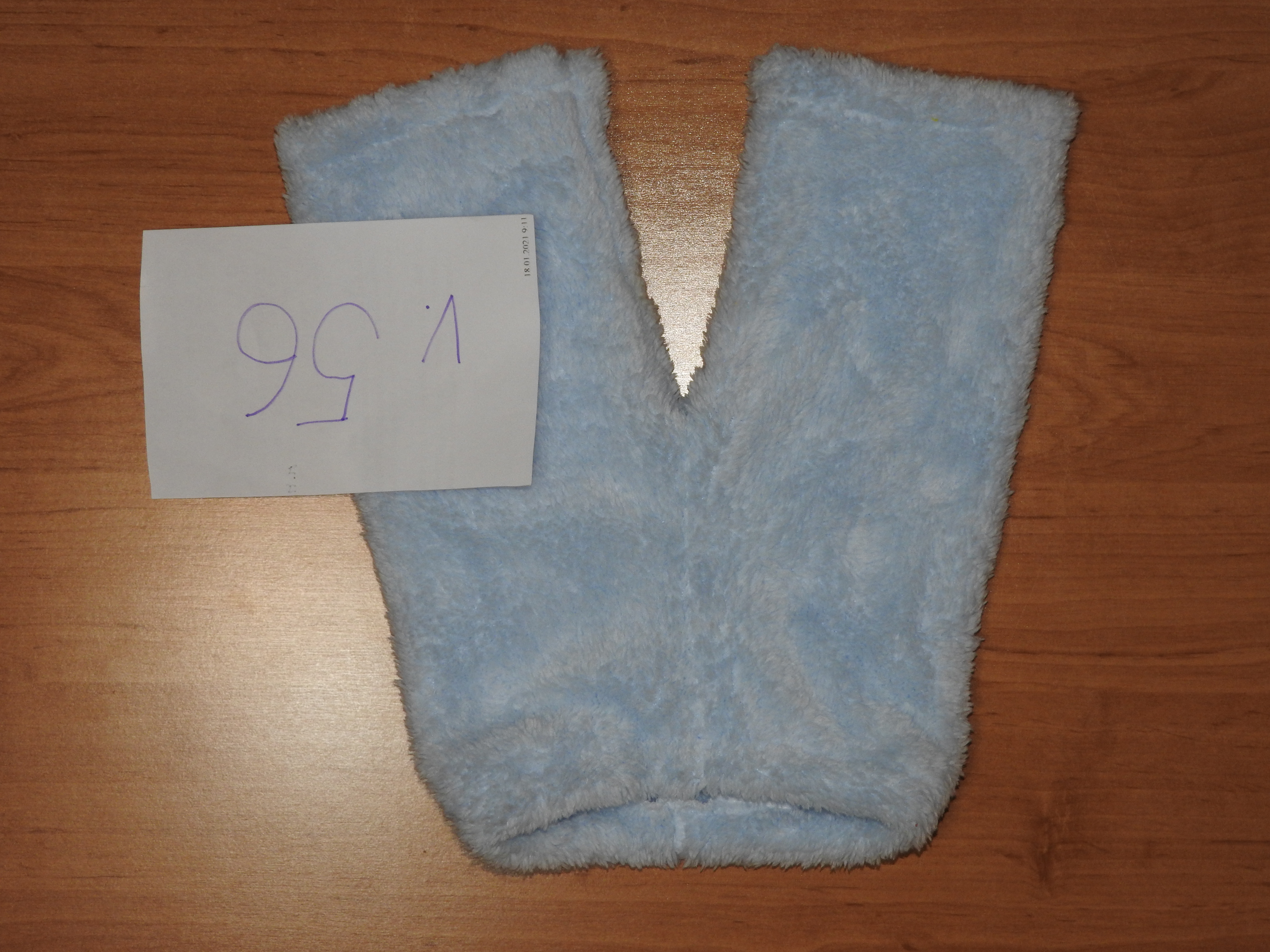 Chlupaté kalhoty modré, vel. 56