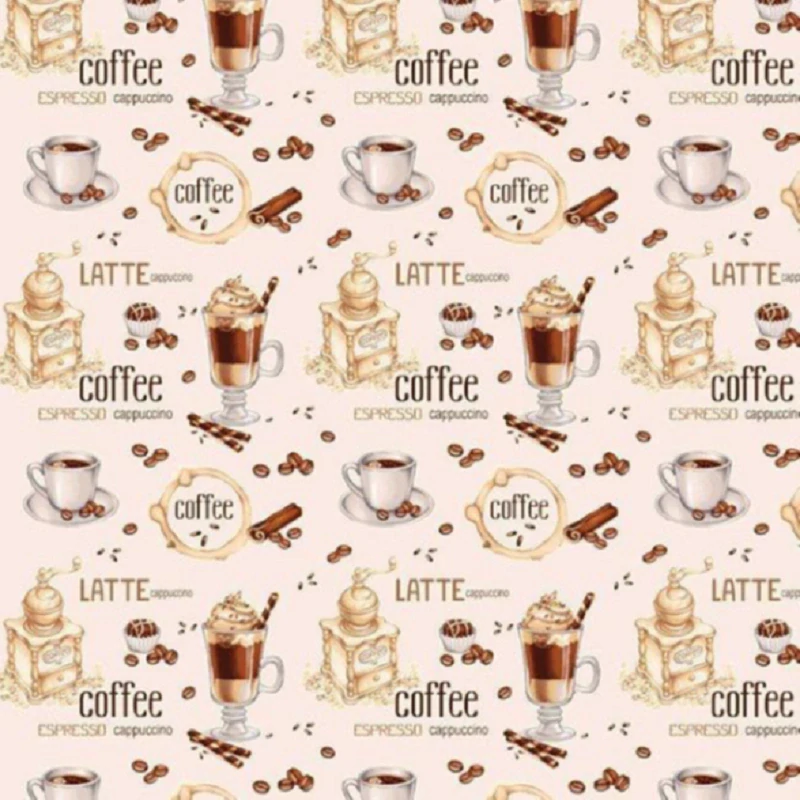 Vaflovina - utěrkovina latté