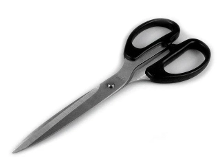 Nůžky s černou rukojetí 21 cm