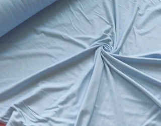 Jednolícní úplet světle modrý - zbytek 4m 