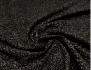 Teplákovina s elastanem jeans - černý tisk 