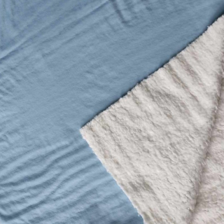 Softshell s beránkem světle modrý