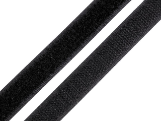 Suchý zip černý 20mm
