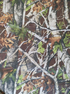 Kočárkovina s potiskem lesním