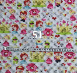 MINKY digi tisk č. 51 princezny a hrady