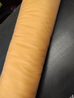 Elastický úplet  jednolíc meruňkovo-oranžový