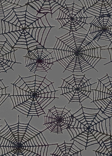 Teplákovina s elastanem pavučiny na šedé