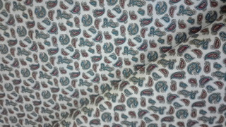 Plátno s potiskem ornamenty na světlé